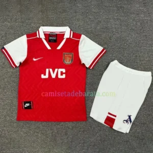 Camiseta Arsenal 1ª Equipación 1996/98 Niños