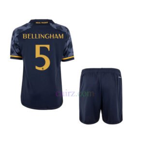 Pantalón y Camiseta Bellingham Real Madrid 2ª Equipación 2023/24 Niños