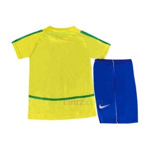 Camiseta Brasil 1ª Equipación 2002 Niños