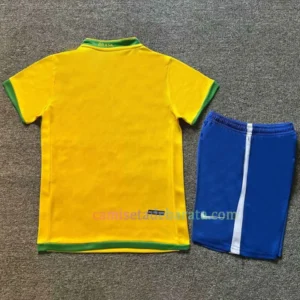 Camiseta Brasil 1ª Equipación 2006 Niños