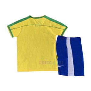 Camiseta Brasil 1ª Equipación 1998 Niños