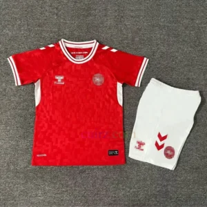Camiseta Dinamarca 1ª Equipación 2024 Niños