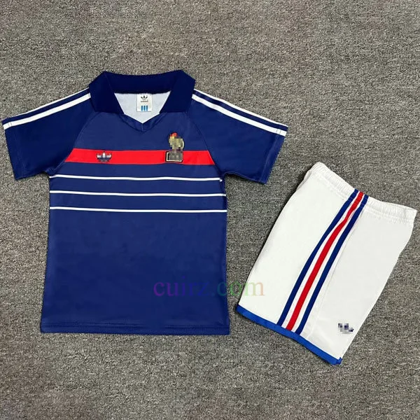 Camiseta Francia 1ª Equipación 1982-84 Niños