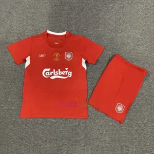 Camiseta Liverpool 1ª Equipación 2004-05 Niños