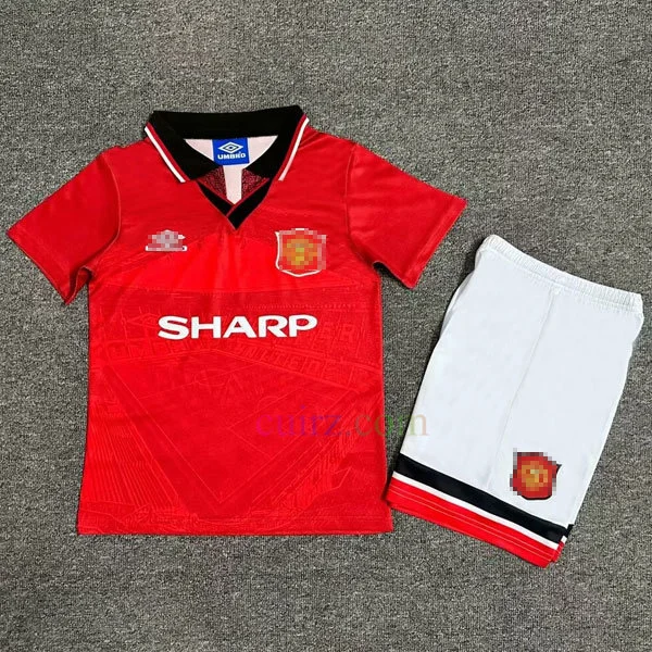 Camiseta Manchester United 1ª Equipación 1994/96 Niños
