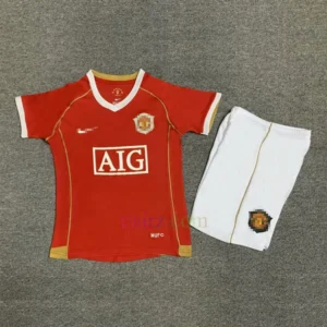 Camiseta Manchester United 1ª Equipación 2006-07 Niños