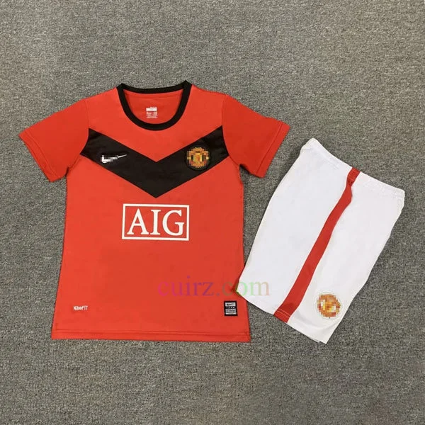 Camiseta Manchester United 1ª Equipación 2009-10 Niños