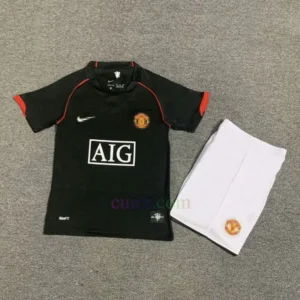 Camiseta Manchester United 2ª Equipación 2007-08 Niños