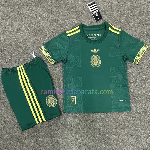 Camiseta México Gold Cup 2025 Niños Verde