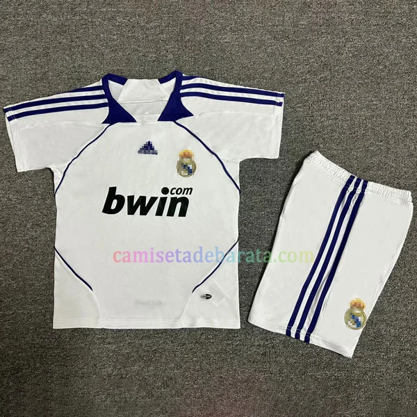 Camiseta Real Madrid 1ª Equipación 2007/08 Niños