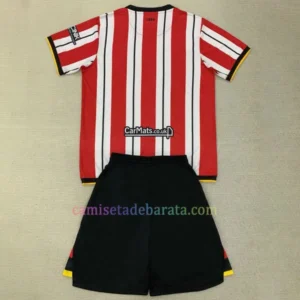 Camiseta Sheffield United 1ª Equipación 2024/25 Niños