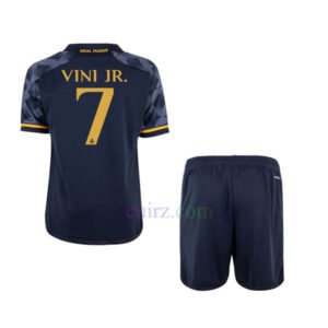 Pantalón y Camiseta Vinicius Real Madrid 2ª Equipación 2023/24 Niños