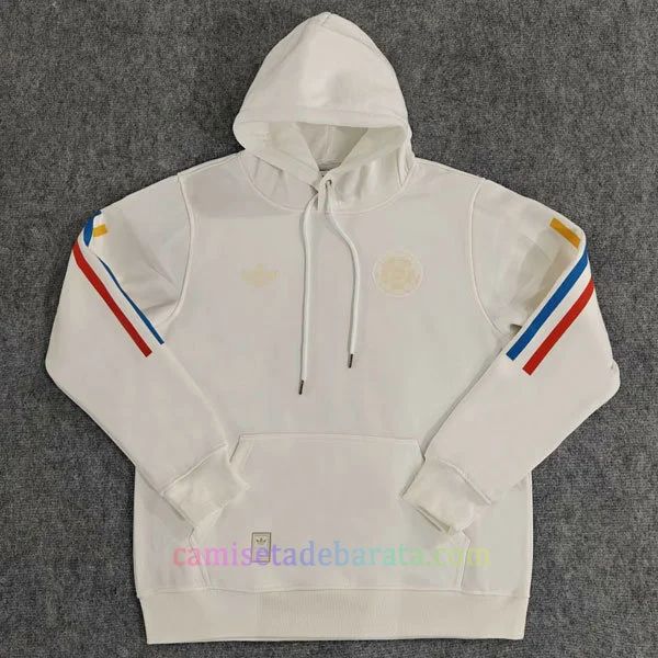 Sudadera Capucha Colombia 2024 Blanco