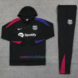 Sudadera Capucha FC Barcelona 2024/25 Kit Negro