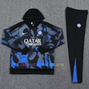 Sudadera Capucha Inter de Milán 2024/25 Negro