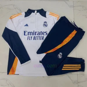 Sudadera Entrenamiento Real Madrid 2024/25 Blanca